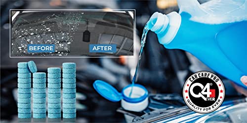 41BkfLVioJL._SL500 Q4 Ever Car Windshield Cleaning Tablets 50 Pcs | Best Car Glass Cleaner | Car Wiper Detergent