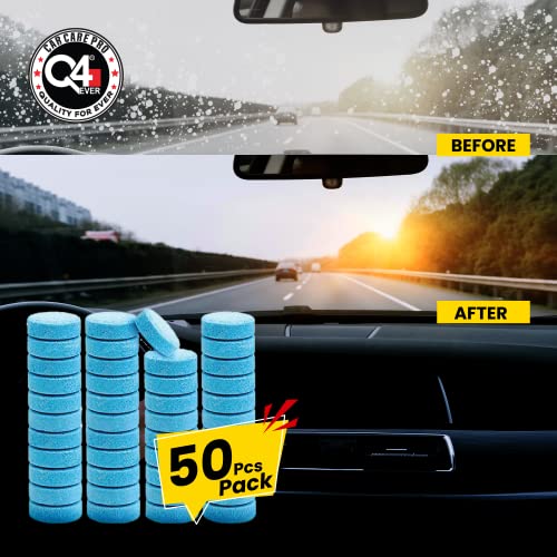 51bqJAmZYOL._SL500 Q4 Ever Car Windshield Cleaning Tablets 50 Pcs | Best Car Glass Cleaner | Car Wiper Detergent