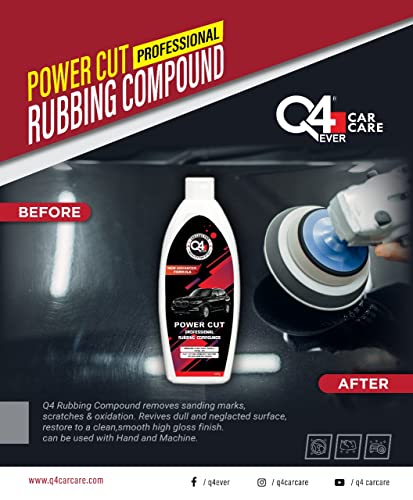 Q4 Ever Heavy Cutting Professional Rubbing Compound 500 gm
